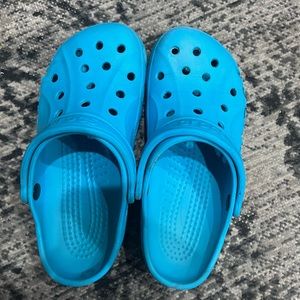 Blue crocs